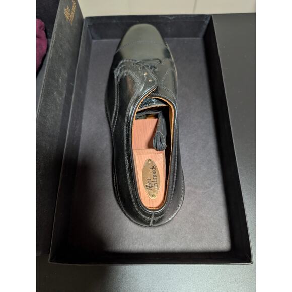 NIB Vintage Allen Edmonds Custom Made Black Cordovan Shell Becker 12EEE main image 4
